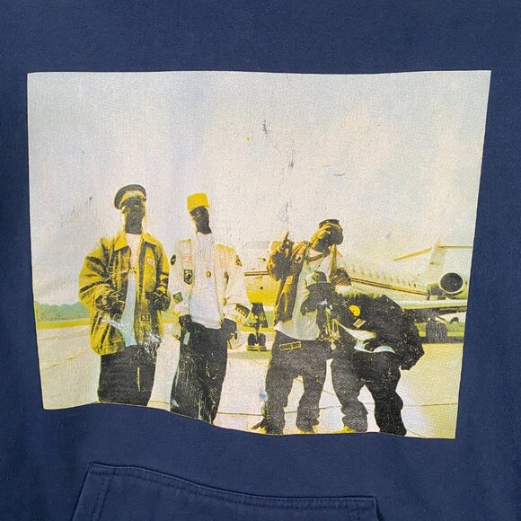 Vintage original Dipset x Diplomats Graphic hoodie blue mens size medium - Picture 3 of 5